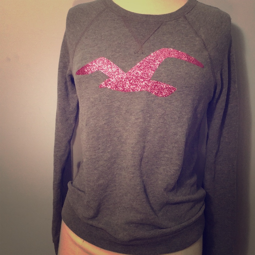 Gray Hollister sweatshirt